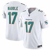 Men & Women & Youth Miami Dolphins #17 Jaylen Waddle White 2023 F.U.S.E Vapor Limited Stitched Jersey,baseball caps,new era cap wholesale,wholesale hats